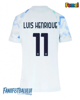 Inter Milan Luis Henrique #11 Tricou Fotbal Replică 2025-26 Femei Deplasare